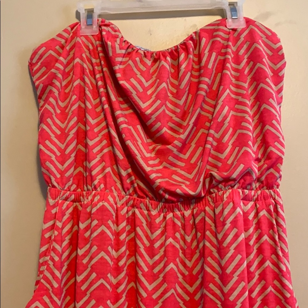 Strapless maxi dress size XL